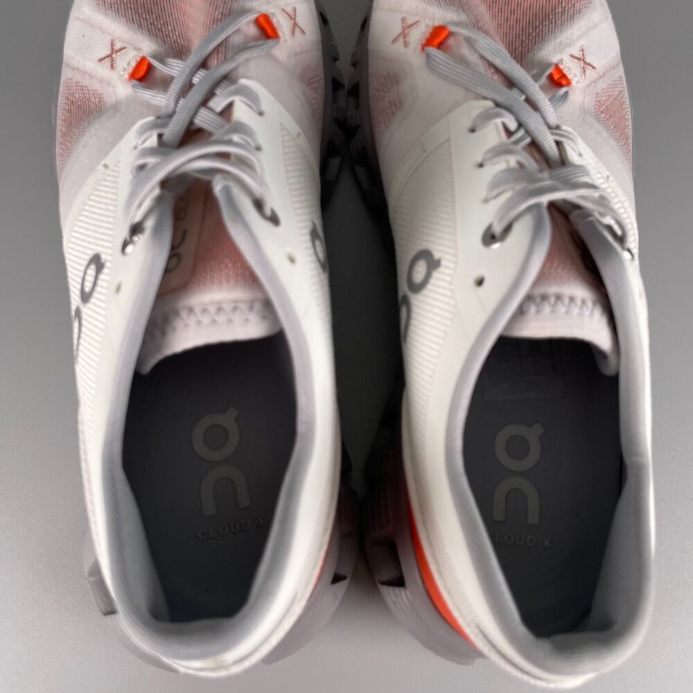 On Cloud X 3 Women's Size 8 Ivory Alloy Running Shoe Athletic Sneaker Casual EUC - Picture 8 of 9